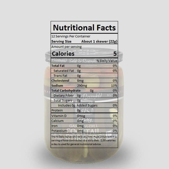 Wholesome Good - Wholesale Pickled Vegetables - Sable & Rosenfeld Tipsy Cocktail Stirrers - Garlic & Dill1