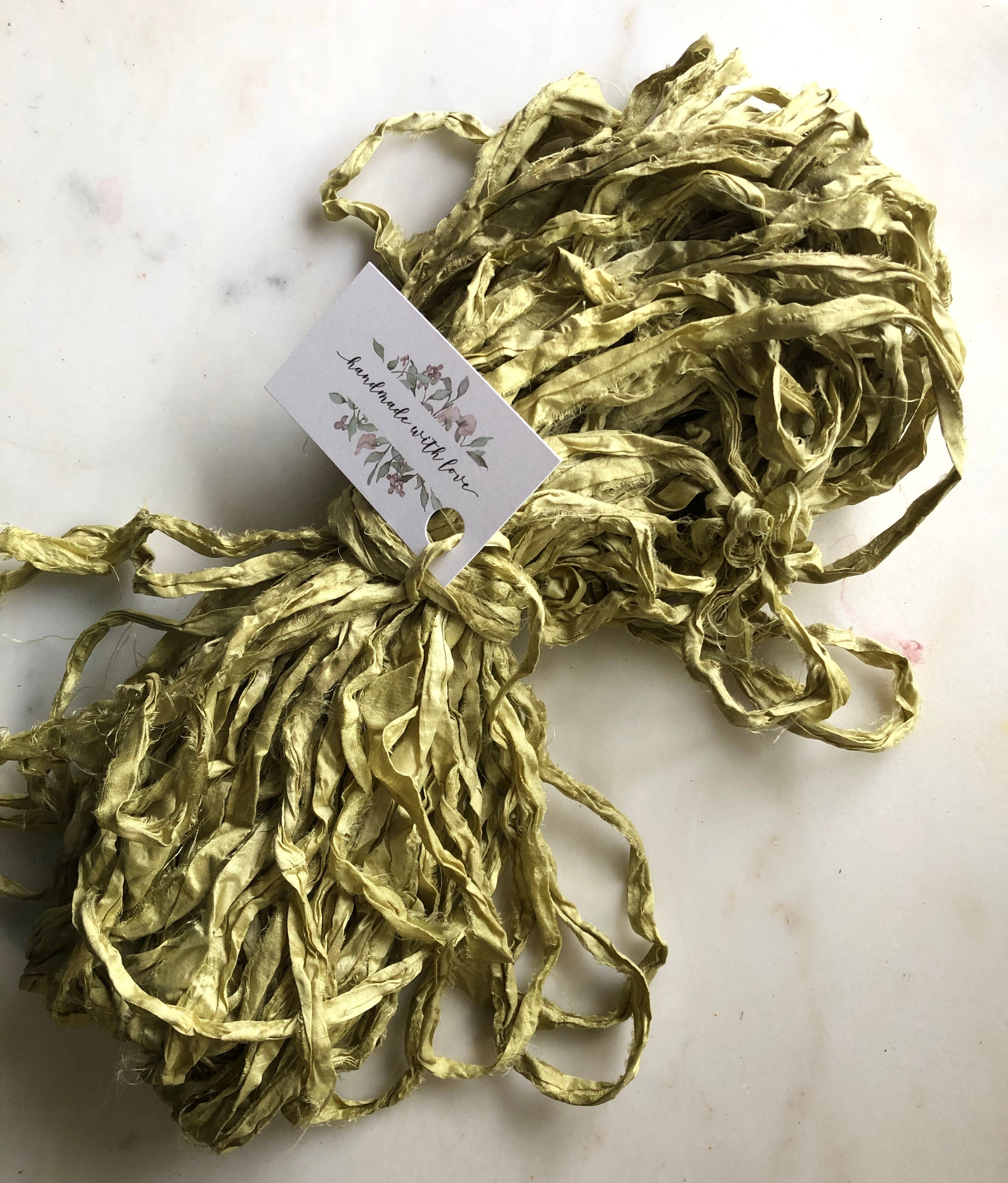 Nettle & Silk - Wholesale Ribbon – Gift wrapping - Upcycled Silk Sari Ribbon | 50 yard bundles13