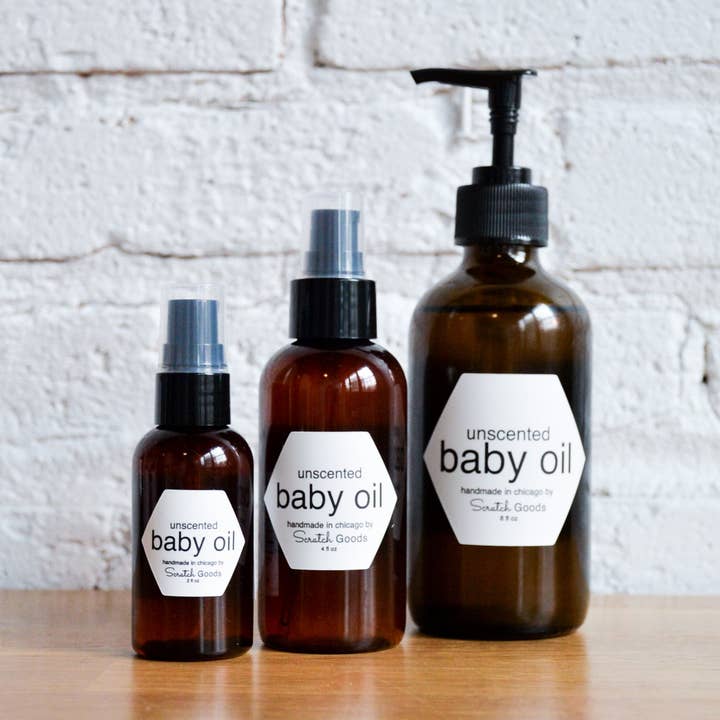 baby oil for wholesale by Scratch Goods