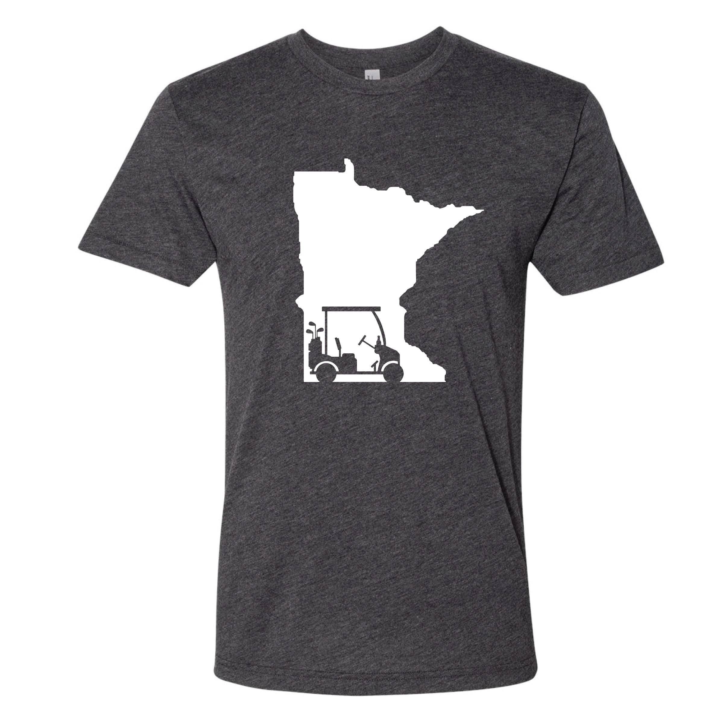 Minnesota Awesome – wholesale Screen printed t-shirt – unisex – Golf Cart Minnesota Shirt5