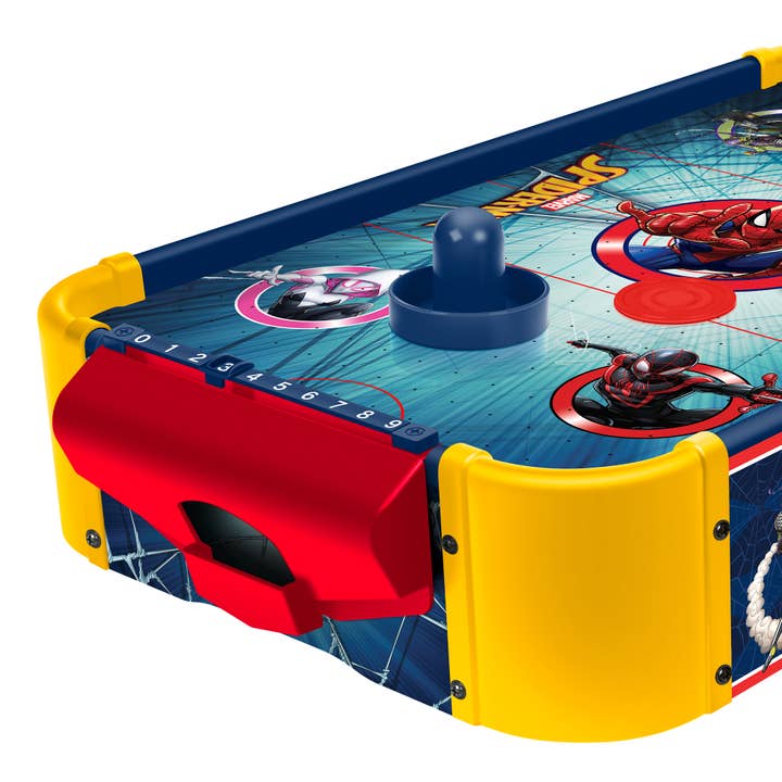 World Tech Toys - Wholesale Sporting Game - Kids & Baby - Marvel Spider-Man Electric Wooden Tabletop Air Hockey 7