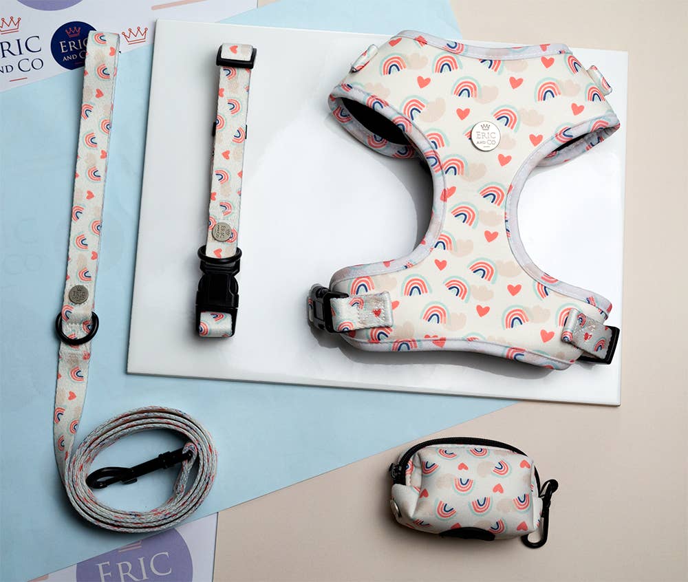 Close to the Bone Greeting Cards and Gifts - Wholesale Pet Harness - Dog - E004 Iridiana Harness Dog / Puppy Harness, Lead, Collar Set