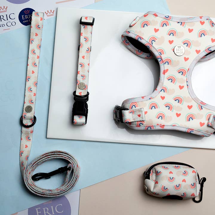 Close to the Bone Greeting Cards and Gifts - Wholesale Pet Harness - Dog - E004 Iridiana Harness Dog / Puppy Harness, Lead, Collar Set0