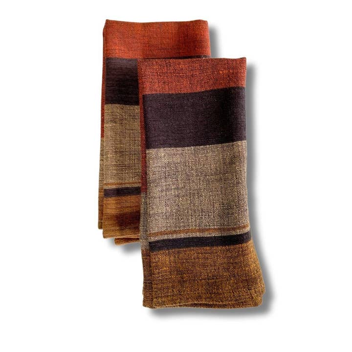 Sabahar - Wholesale Dinner & Cloth Napkin - Dalol Handwoven Ethiopian Cotton Napkins | Set of 2