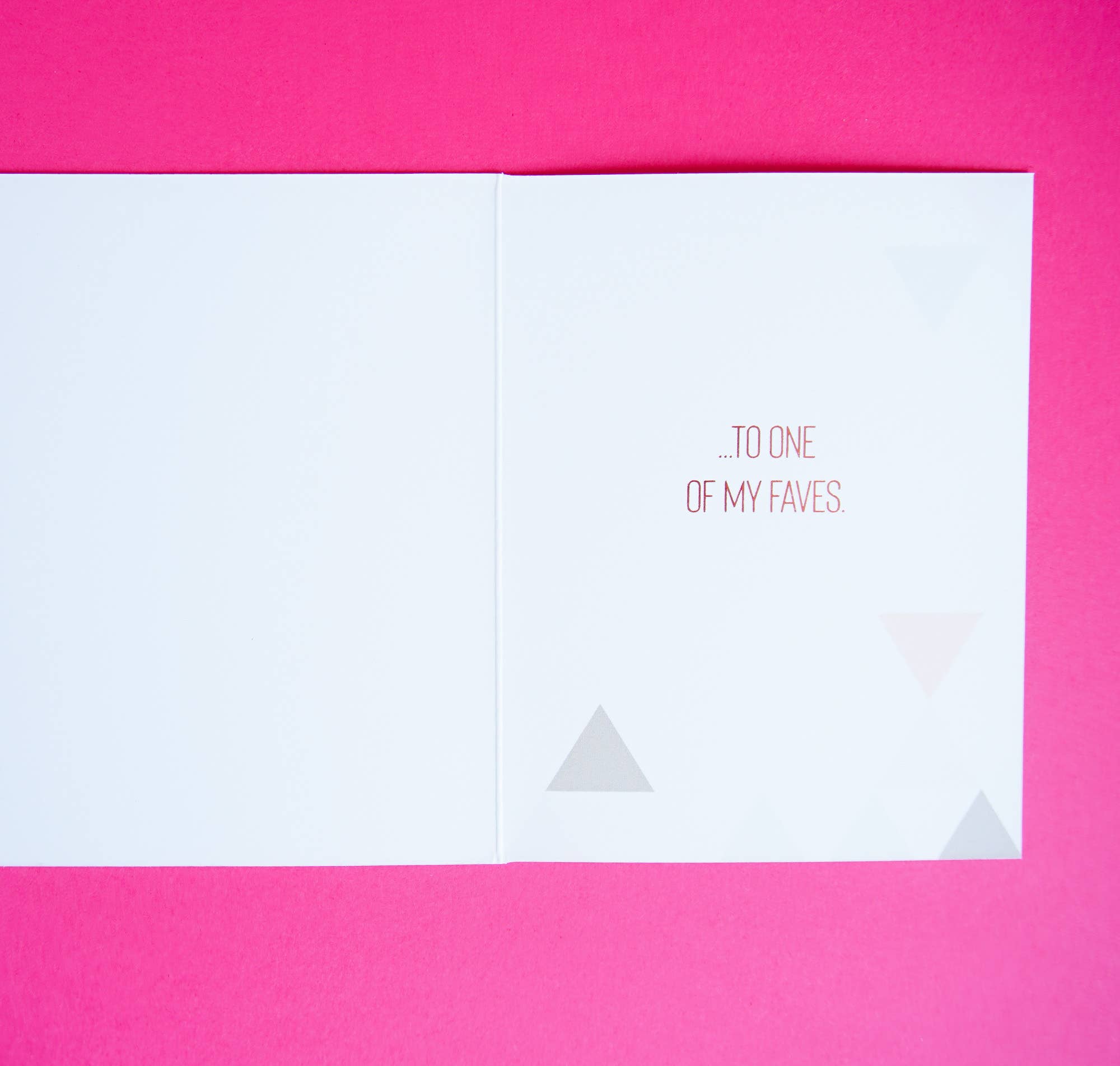 From Me To You - Wholesale Birthday Card - Happy Birthday Triangles Birthday Card3