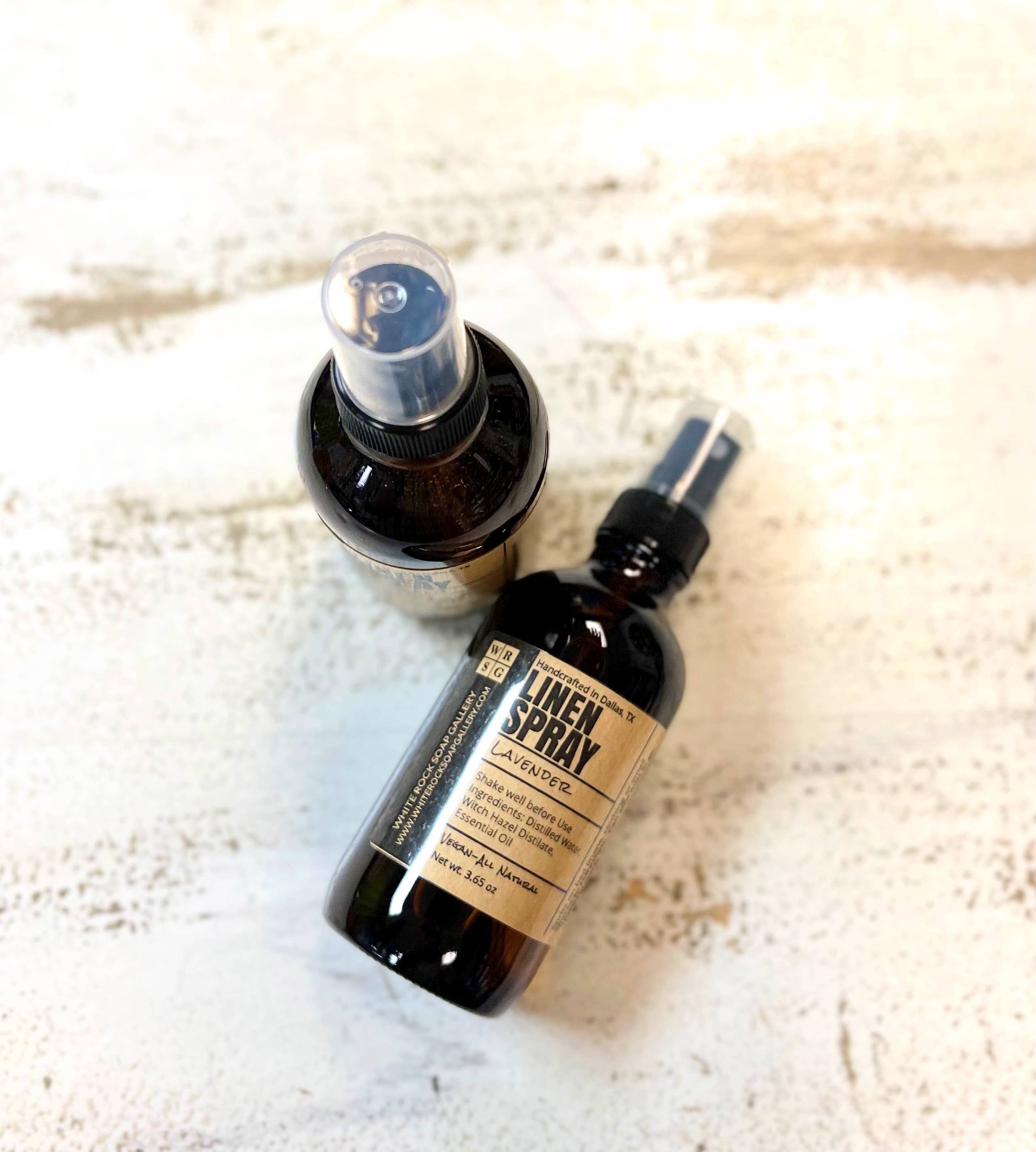 White Rock Soap Gallery - Vente Vaporisateur de parfum pour le linge - Vaporisateur de lin lavande 4oz1