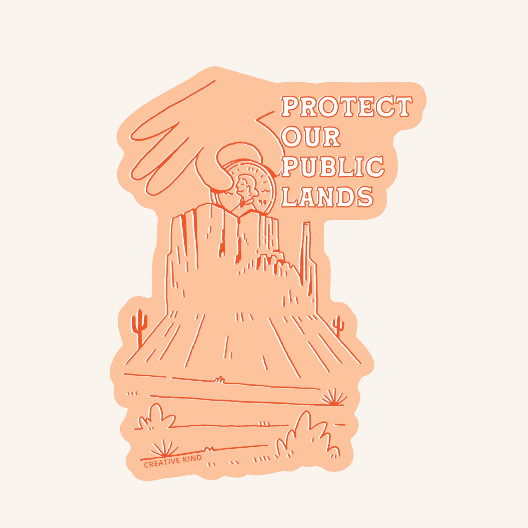 Creative Kind – wholesale Sticker – Public Lands Vinyl Sticker – National Park Sticker0