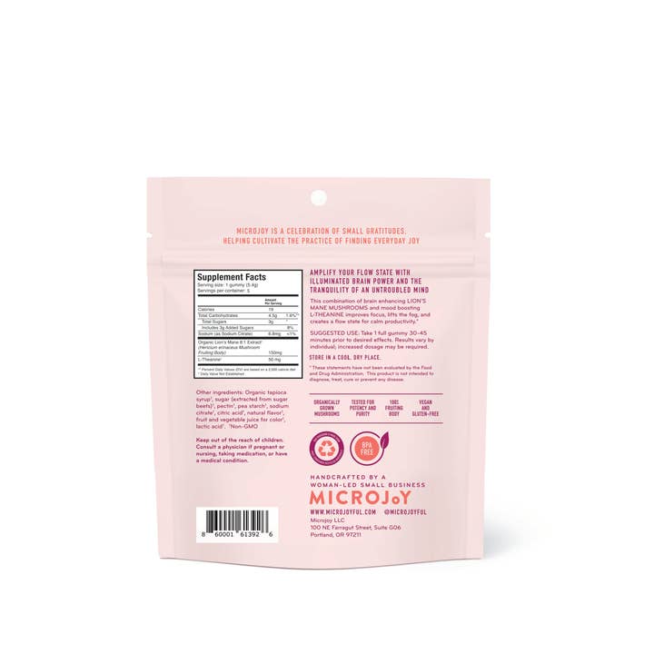 Microjoy - Wholesale Oral Supplement/Vitamin - Concentrate Mushroom Gummies 5-piece Sampler