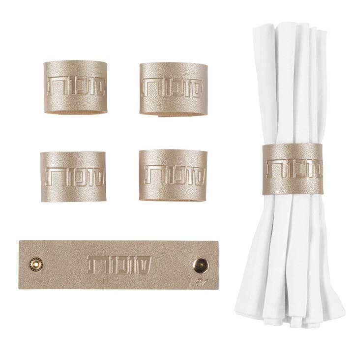 Waterdale Collection - Wholesale Napkin ring - Sukkos Leather Napkin Wraps