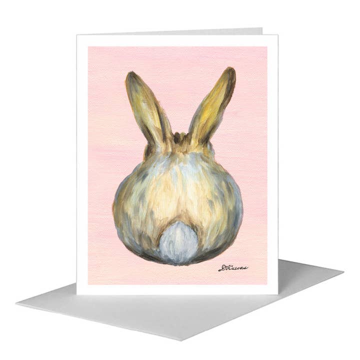 Cottontail, Tarjeta de Felicitación (#8033E) para venta al por mayor de Printed Canvas