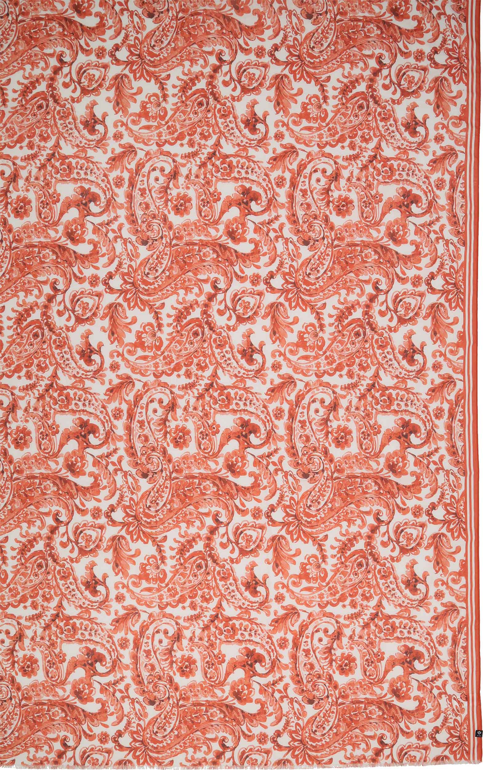 FRAAS - The Scarf Company - Wholesale Wrap - Women's - Paisley Maxi Cotton Wrap5