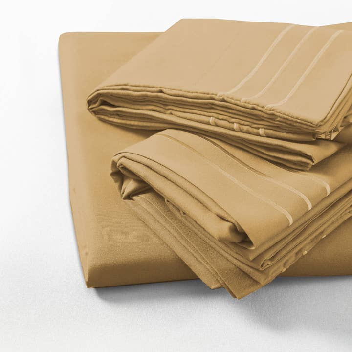 Cottonpassion_US - Vente Parures de lit - Ensemble de draps 6 pièces en microfibre Ensemble de draps ultra doux16