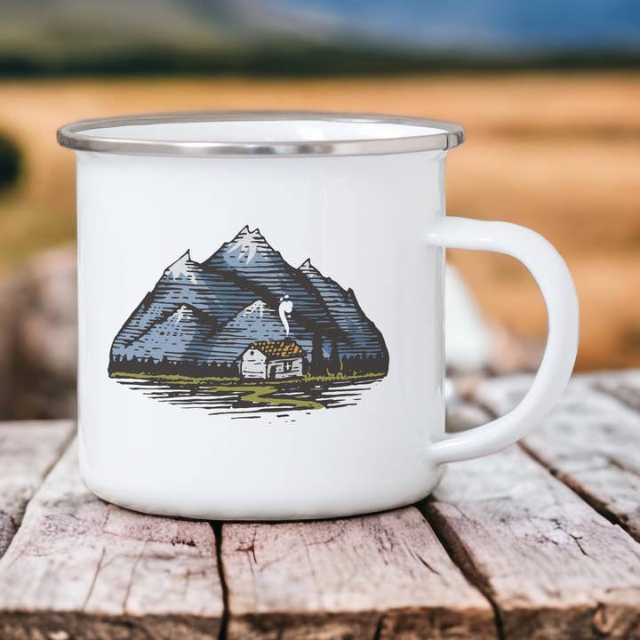 Sovende Bjorn - Wholesale Coffee Mug - Mountain Bothy - Enamel Mug
