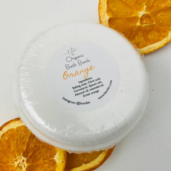 Lensik I&V - Wholesale Bath Bomb/Fizz - 🌱 Organic Orange Bath Bombs,Valentine’s day , birthday