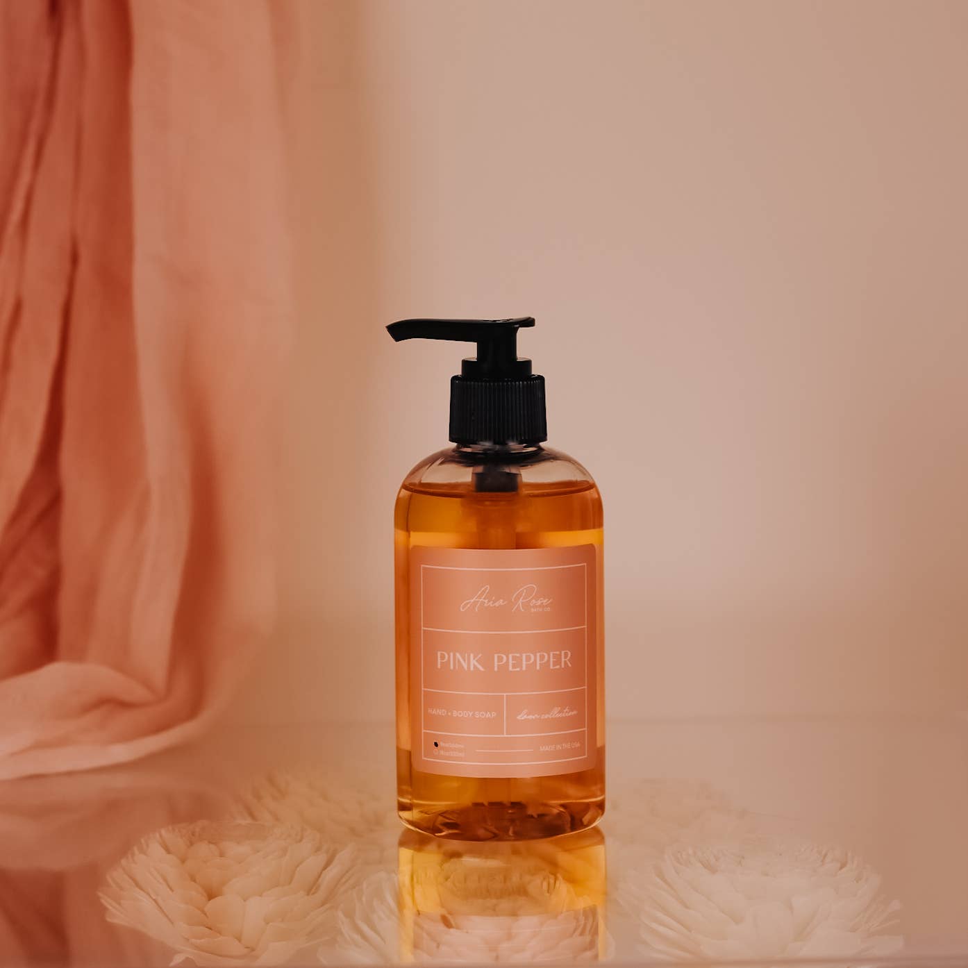 Aria Rose Bath Co - Wholesale Hand Soap/Wash - Pink Pepper Hand + Body Liquid Soap - Dawn Collection0