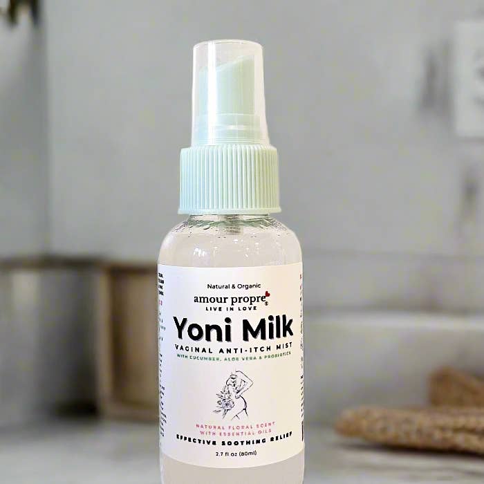 Yoni Milk - Brume Anti-Démangeaisons Vaginale avec Probiotiques pour la vente par Amour Propre