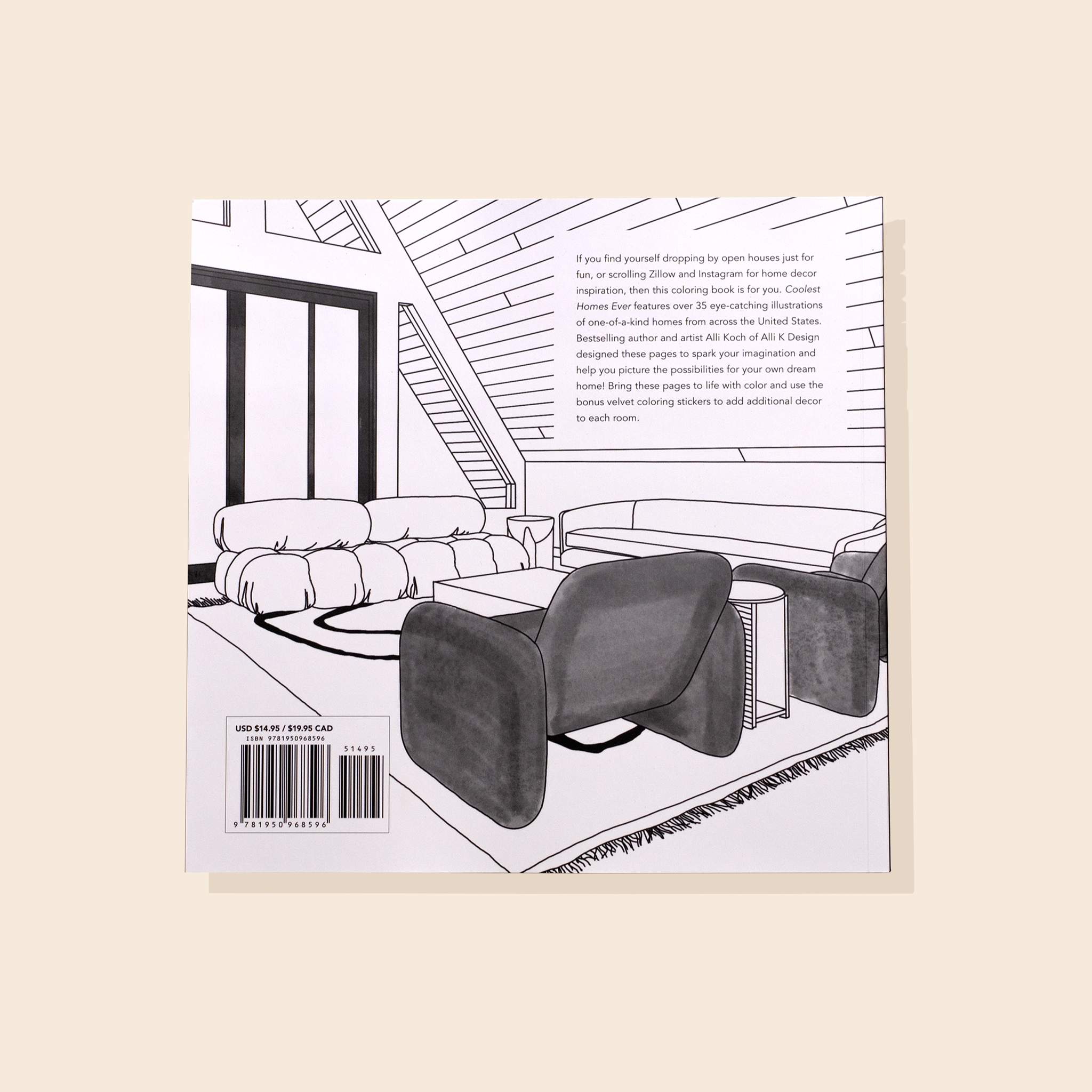 Paige Tate & Co. - Venta al por mayor Libro para colorear y cuaderno de actividades - Adultos - Las casas más geniales de la historia: Un libro para colorear para adultos5