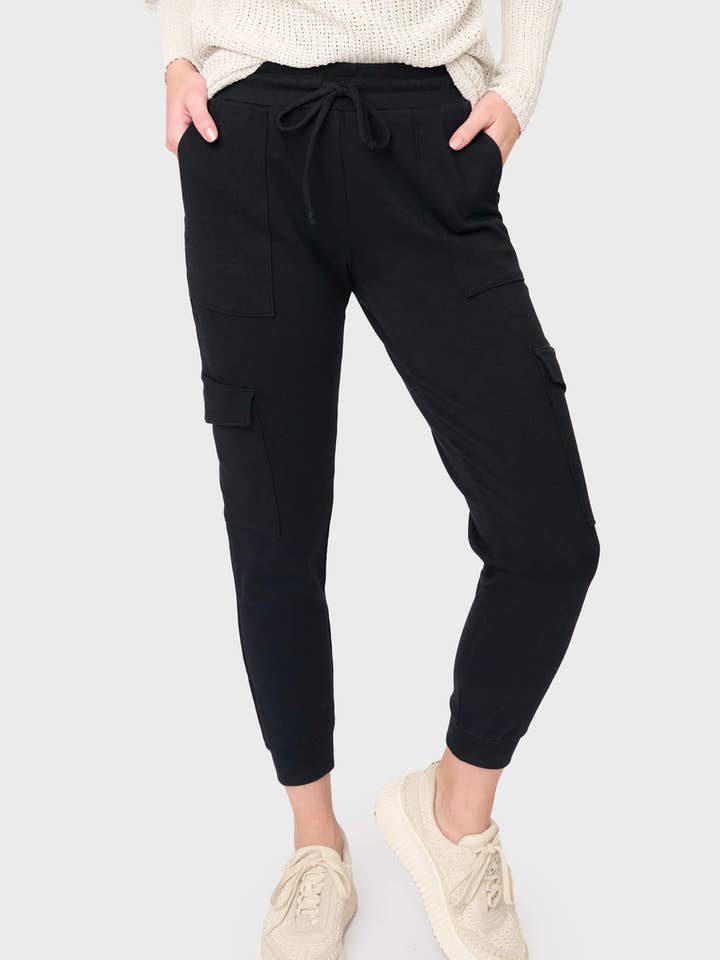 Pantalon de jogging Cargo Essential Soft Ponte pour la vente par Gibsonlook