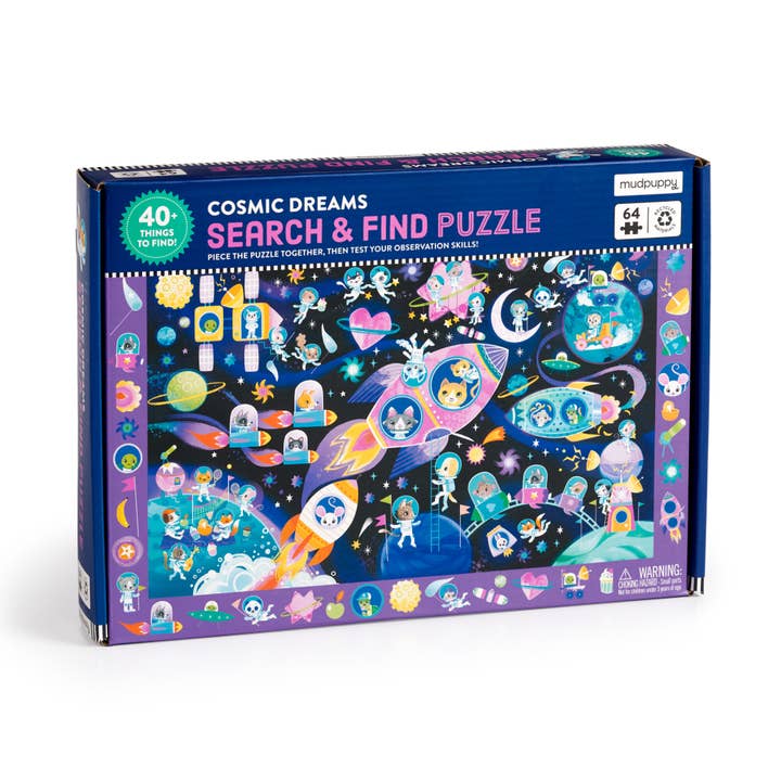 Mudpuppy 64 Pc Search Find Puzzle - Cosmic Dreams for wholesale by Bobangles