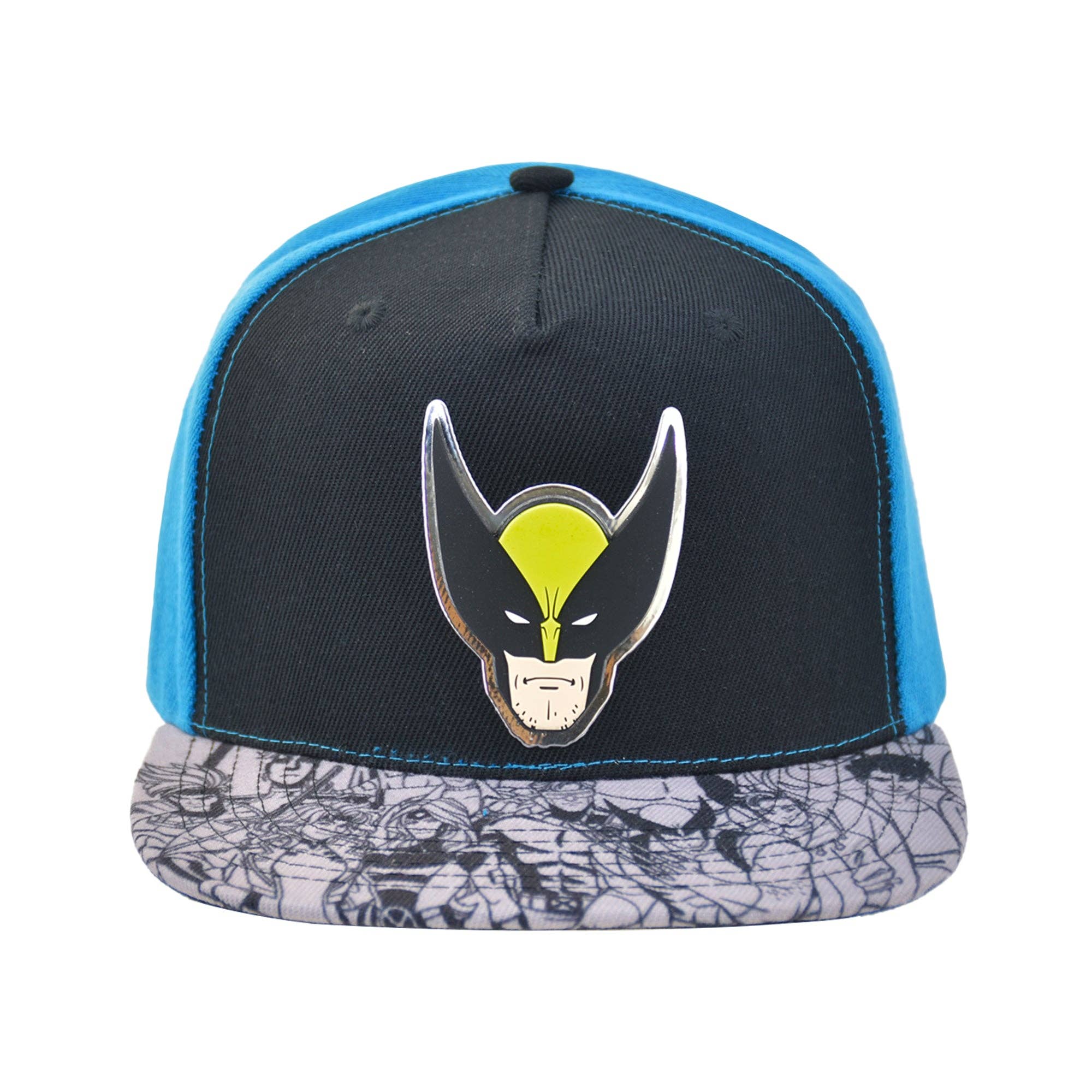 Concept One - Wholesale Trucker Hat - Unisex - Marvel X-Men Baseball Hat, Wolverine Adjustable Flat Brim Snapback Hat0