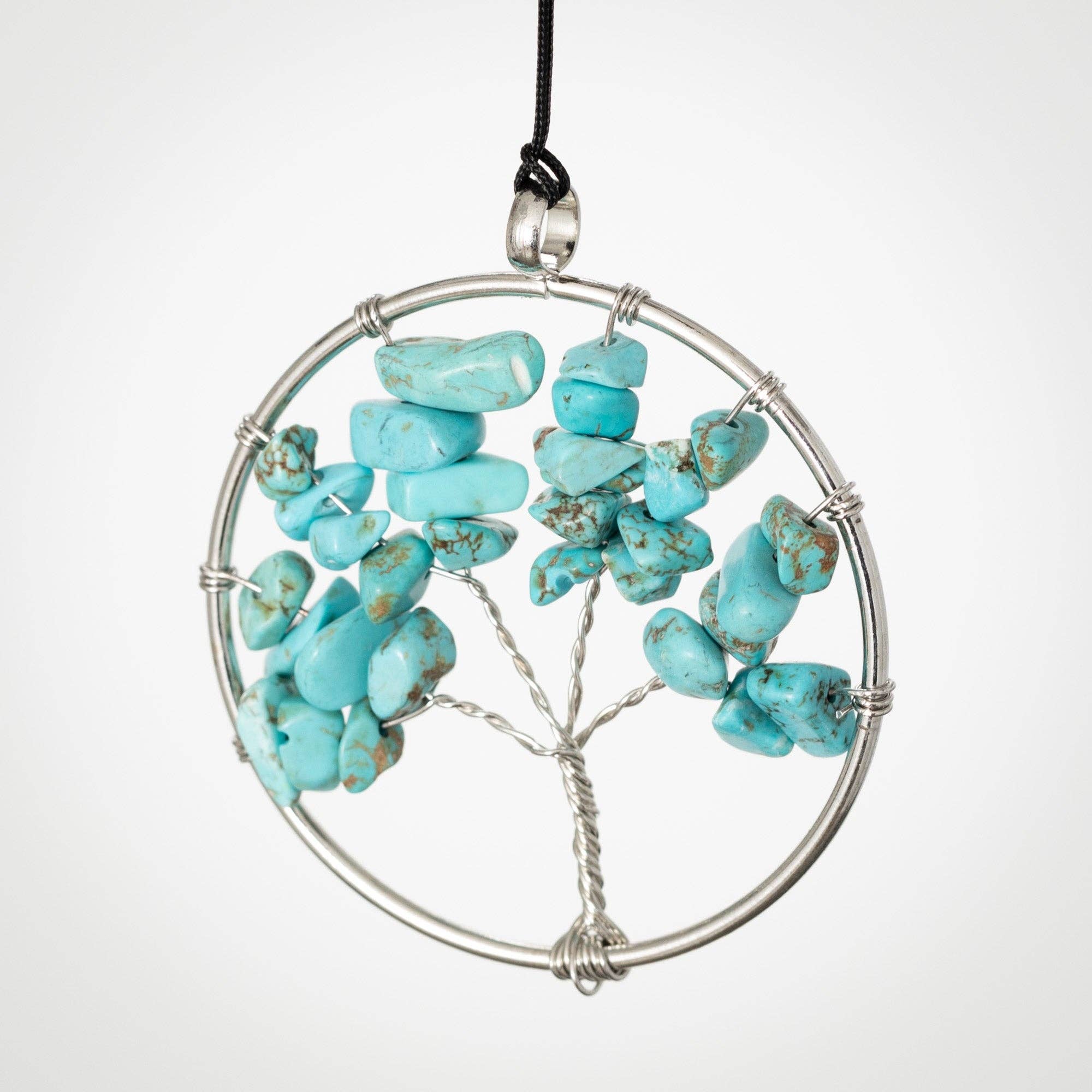 Woodstock Chimes - Wholesale Wind Chime - Serenity Tree  Chime™ - Small, Turquoise3
