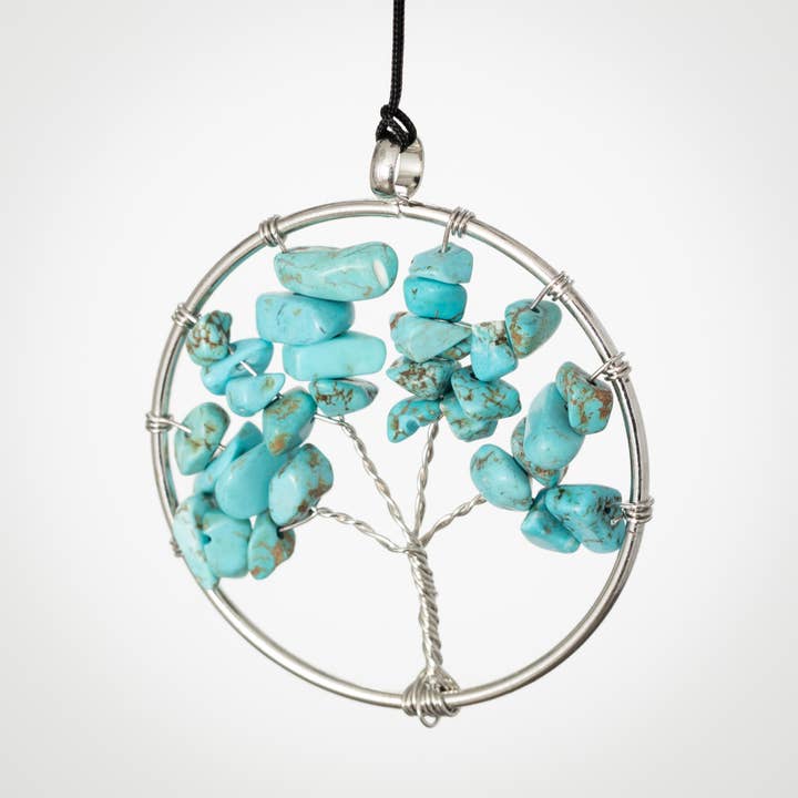 Woodstock Chimes - Wholesale Wind Chime - Serenity Tree Chime™ - Small, Turquoise3