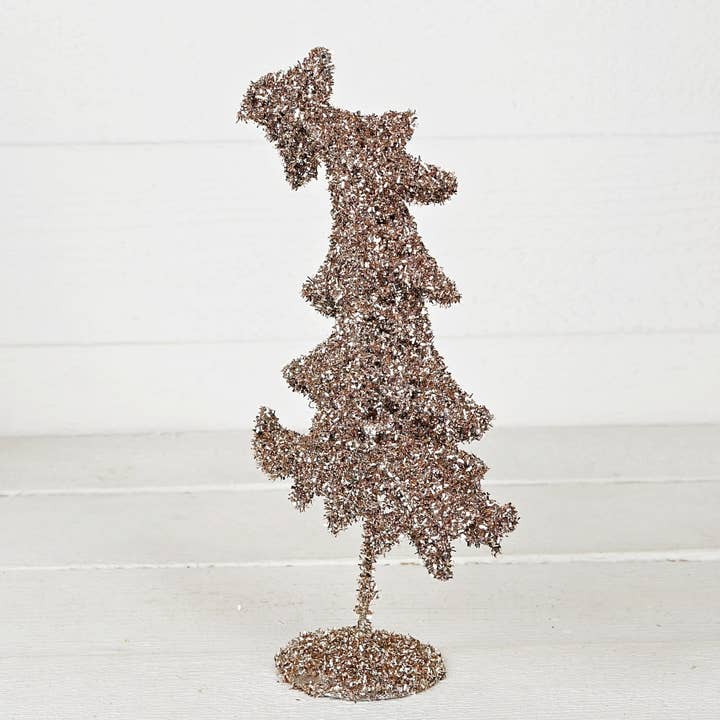 Holiday Depot Inc. - Wholesale Christmas Decoration - M32725-Grinch Fairy Tree in glittered tinsel-CHAMP (13in)