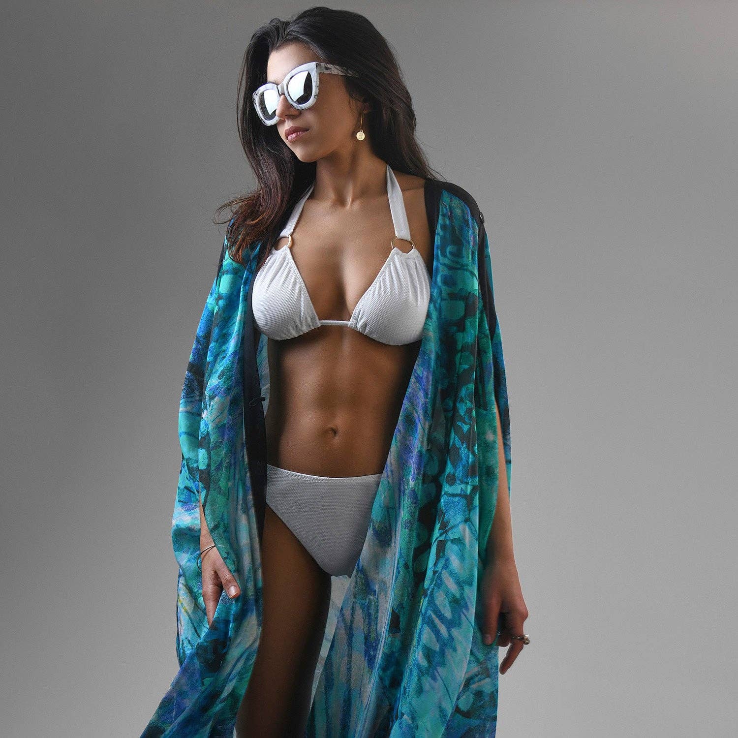 DEESSA - Vendita all'ingrosso Pezzo di sotto del costume - Donna - Slip bikini Ibiza con laccetti laterali Estelle bianchi2