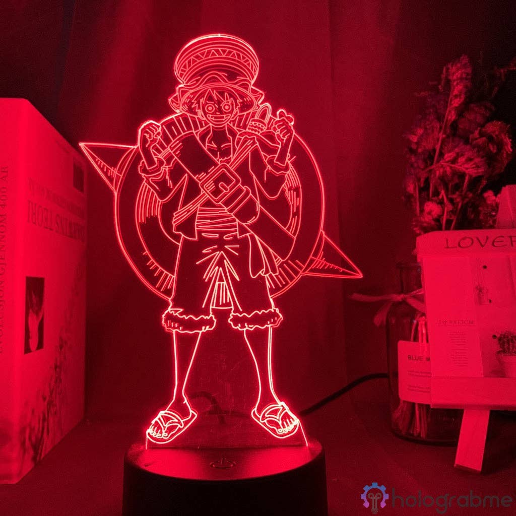 Holograbme - Wholesale Accent/Desk Lamp - One Piece Lamp Captain Monkey D. Luffy4