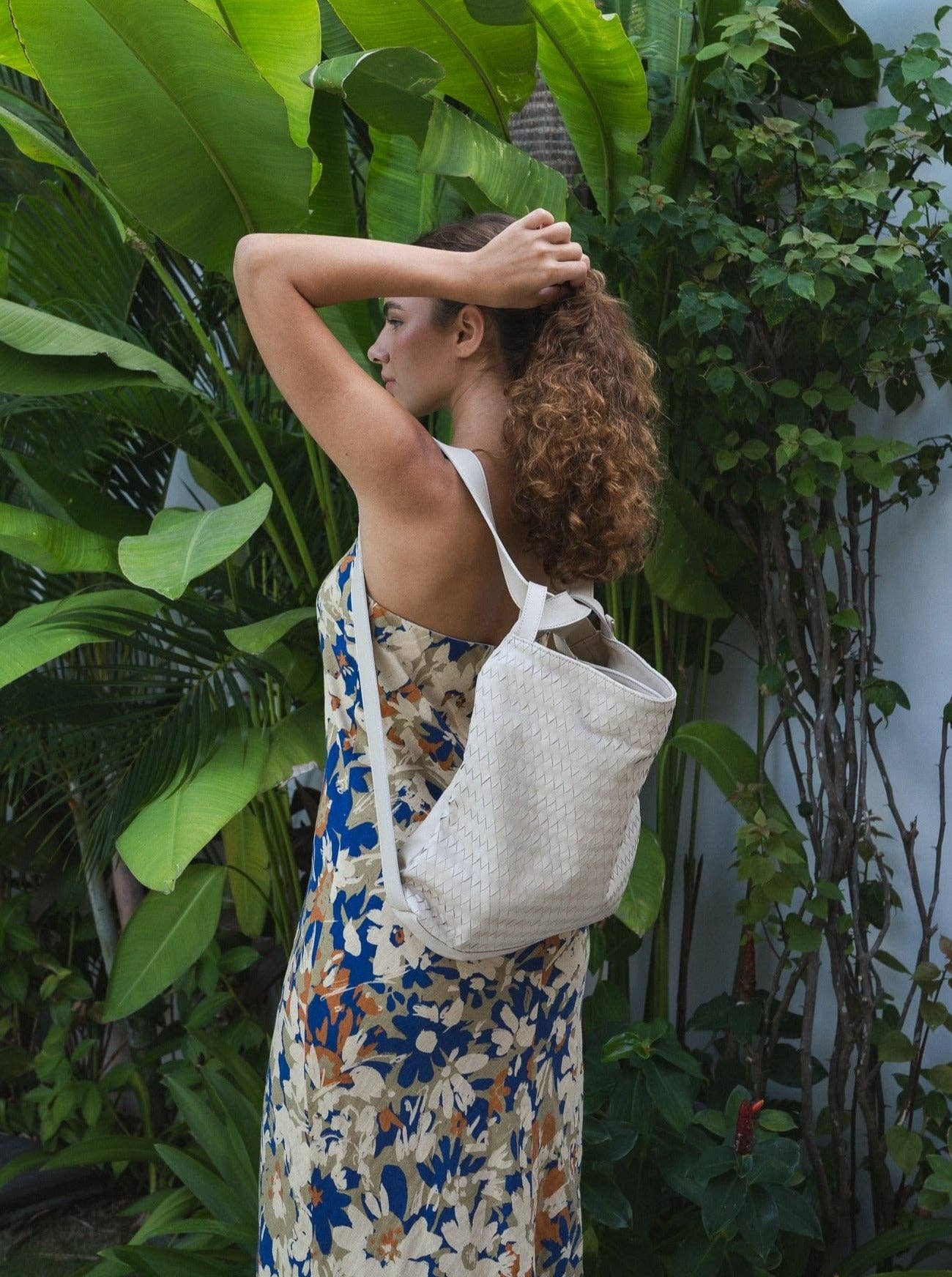 MANDRN – Sacola - Mulher por atacado – Tote Woven Evra - Osso6