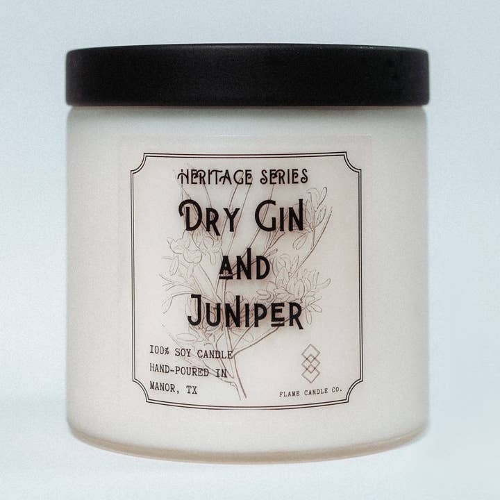 Dry Gin + Wacholder für den Großhandel von Flame Candle Company