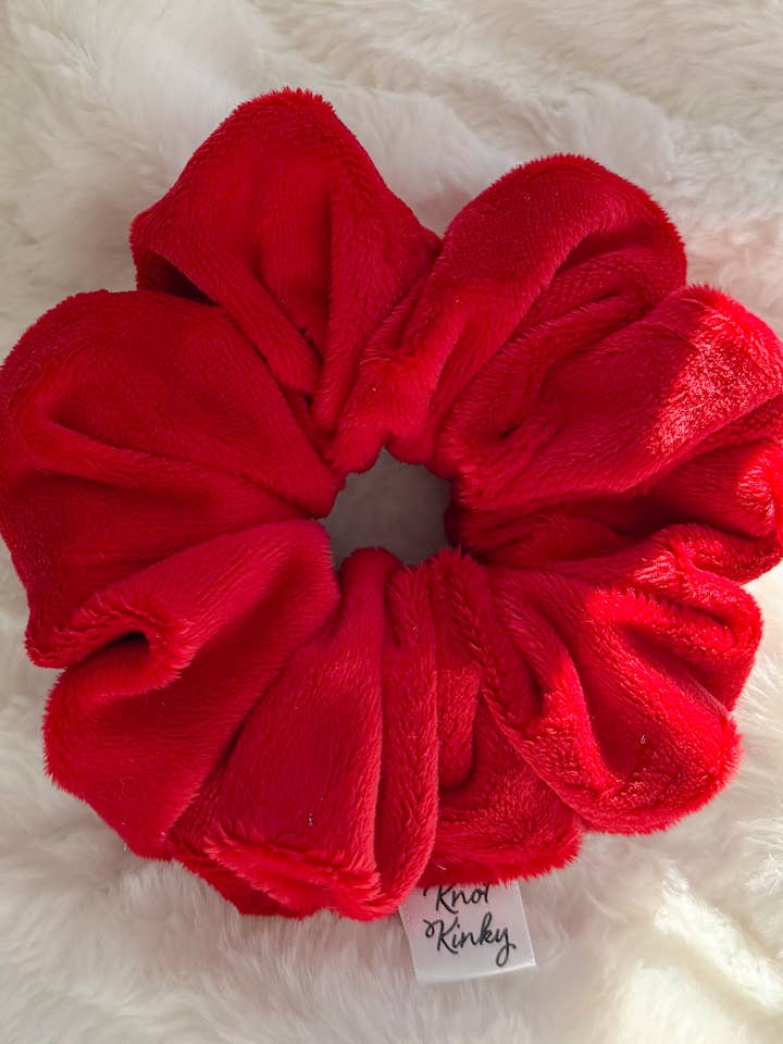 Red Fluff ❤️ for wholesale by Knot Kinky HairTies