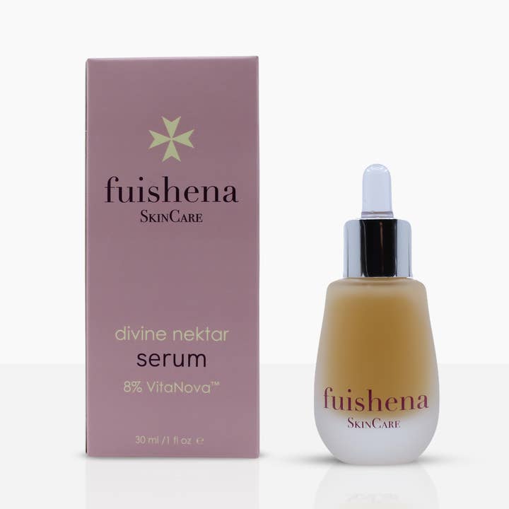 AHA Brightening Clearing Serum - Divine Nektar Serum with 8% VitaNova for wholesale by fuishena skincare