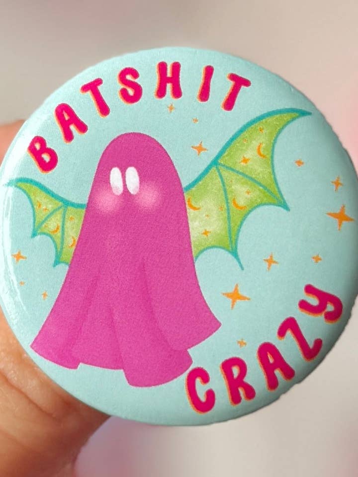 Fou à lier - Insigne pour la vente par Crafted in chaos