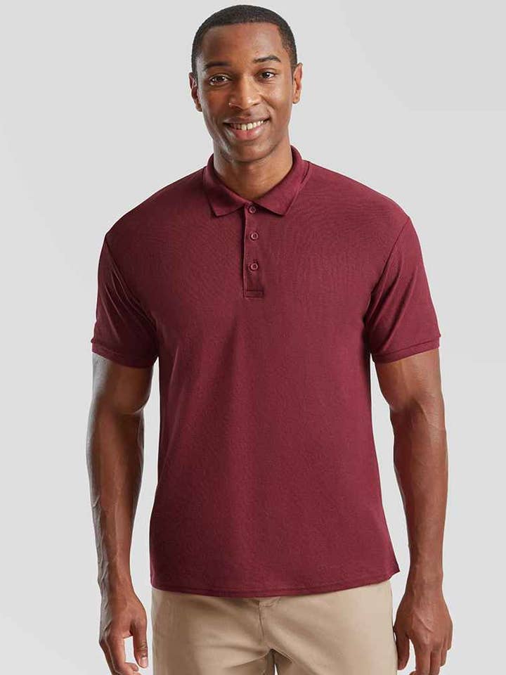 Fruit of the Loom - Polo de Piqué de Poliéster/Algodón para venta al por mayor de Pierre Francis