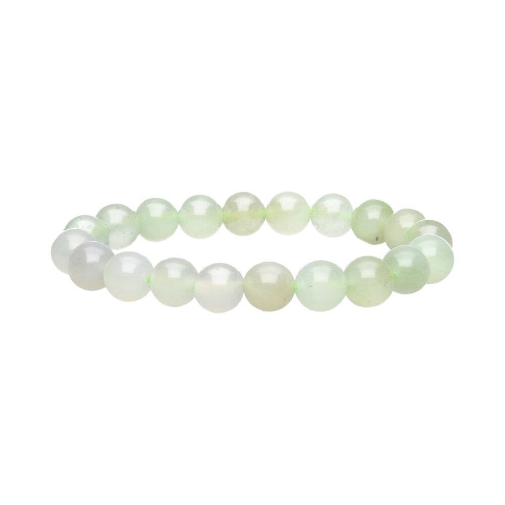 Vives de la Cortada S.L - Wholesale Beaded Bracelet - 10mm smooth ball jade crystal bracelet0