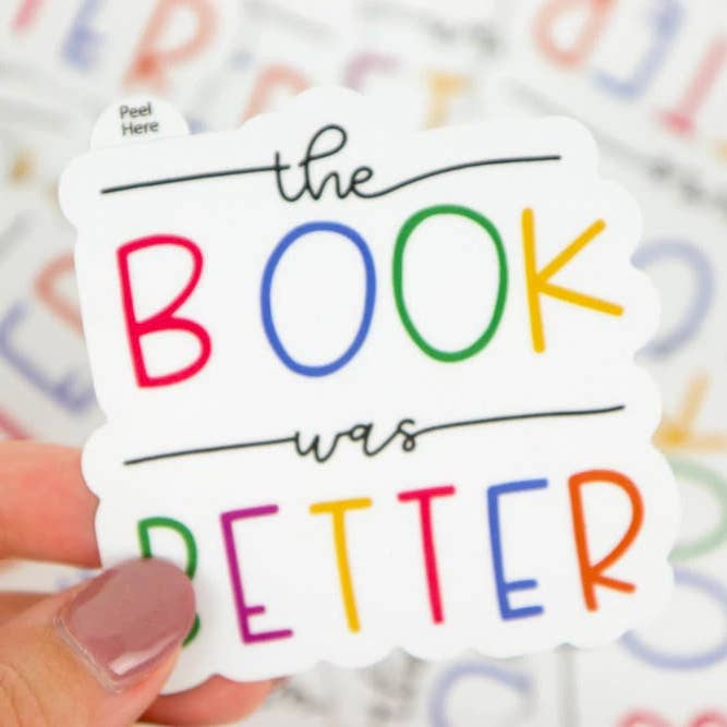 Buch war besser Sticker für den Großhandel von Oh, Hello Paper & Gifts