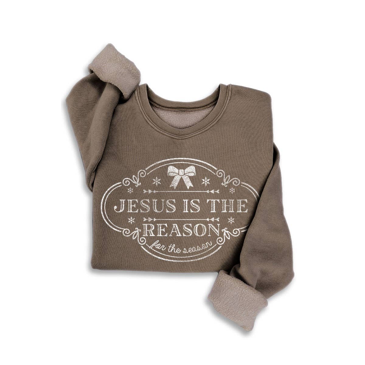 HRTandLUV - Vente Sweat-shirt – femme - JESUS EST LA RAISON SWEATSHIRTS MINÉRAUX4