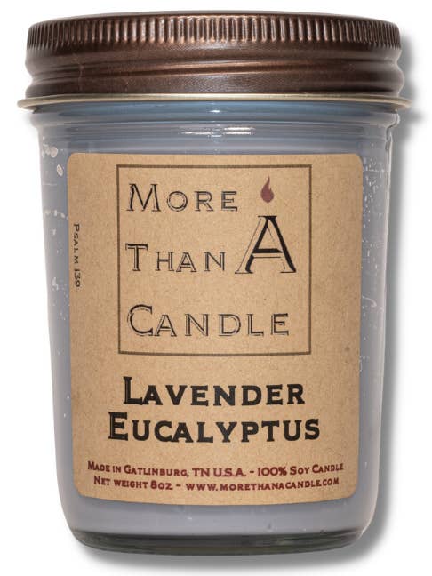 Lavanda Eucalipto - Barattolo di Gelatina da 8 oz per la vendita all'ingrosso da parte di More Than Candle