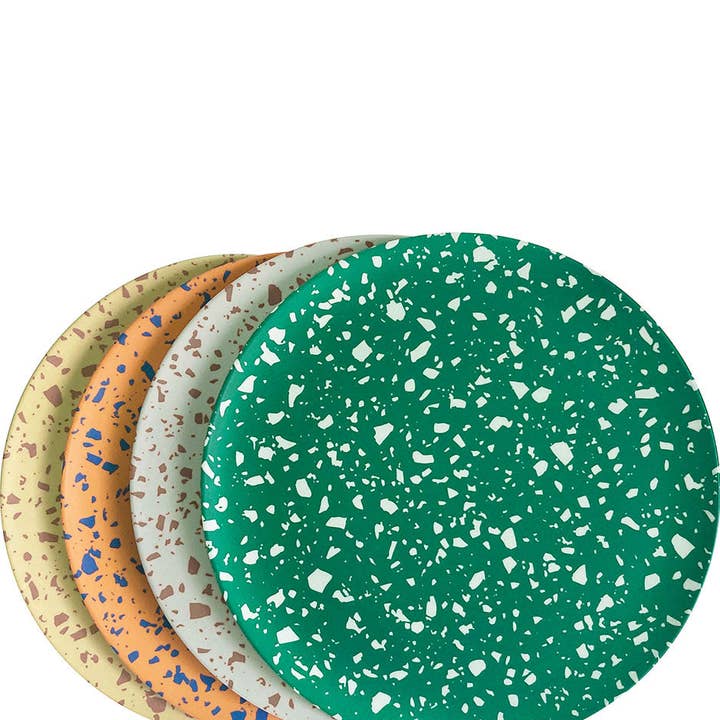 Terrazzo Side Plates Assorted - Set of 4 for wholesale by Xenia Taler