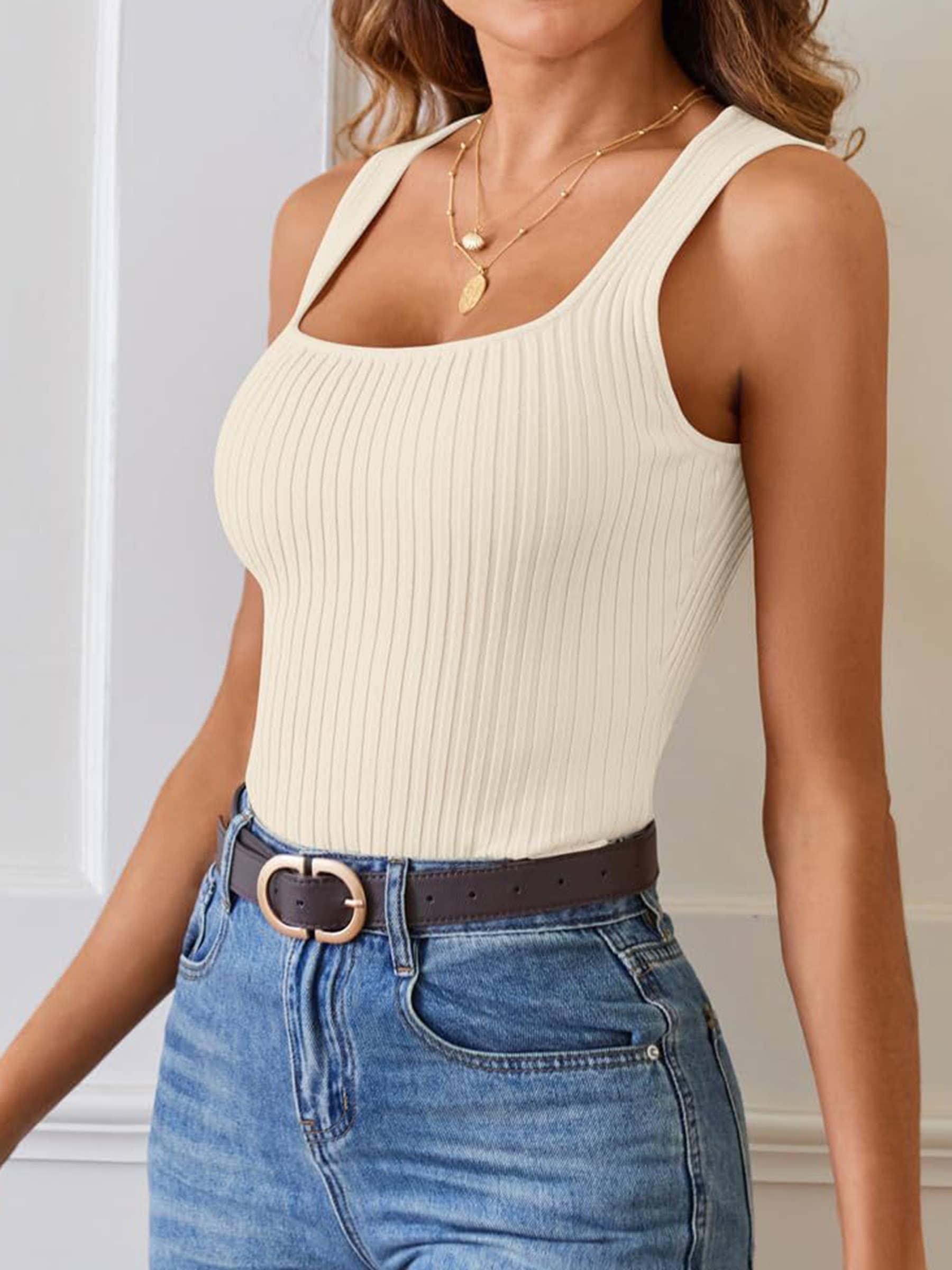 Wholesalesir - Vente Haut de sport – femme - Haut d'exercice sans manches à rayures Pit Stripe à haute élasticité5