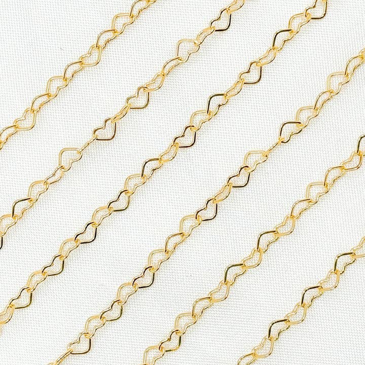 Jewels & Chains - Wholesale Link & Chain Necklace - 629FGF. 14K Gold Filled Heart Link Chain5