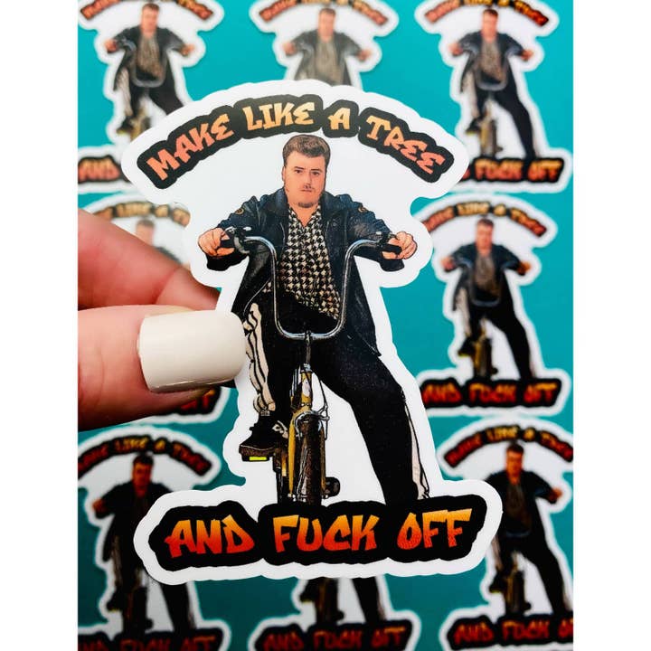 Otto's Grotto - Wholesale Sticker - Trailer Park Boys Ricky Sticker | Make Like A Tree NSFW