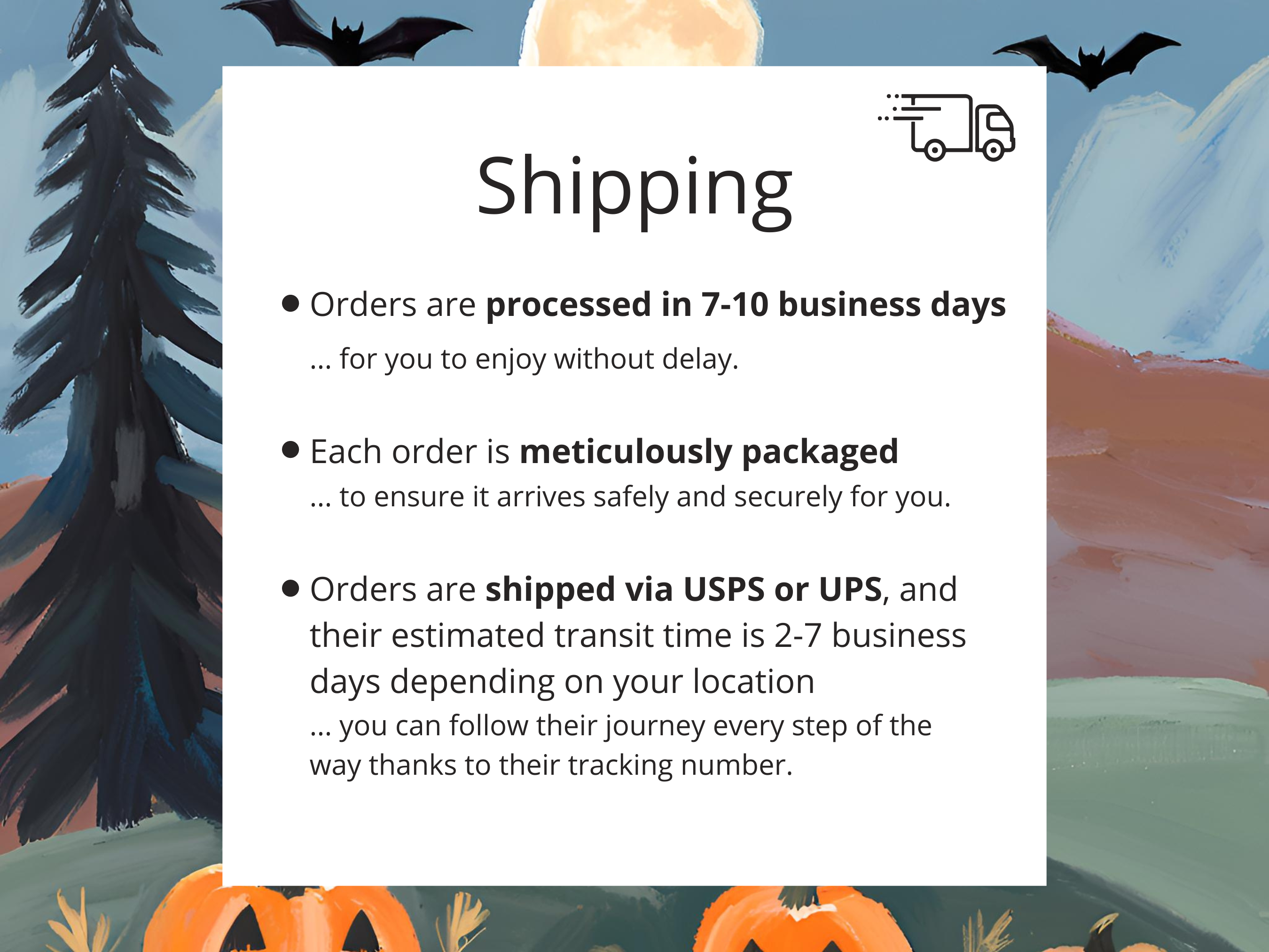 KalooMoon Art - Vendita all'ingrosso Biglietti di auguri di buone feste - Biglietto di Halloween: Piccola strega che vola sulla scopa di notte4