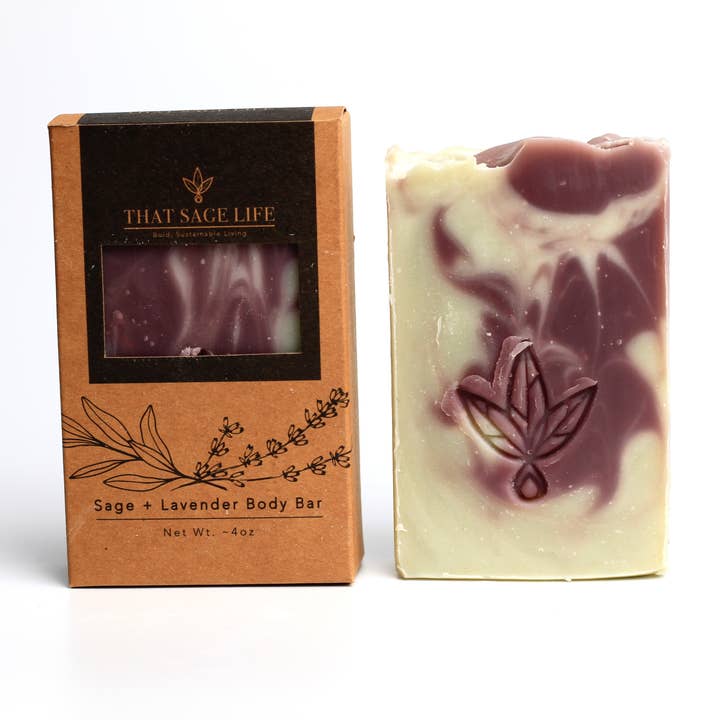 Sage Lavender Body Bar for wholesale by That Sage Life