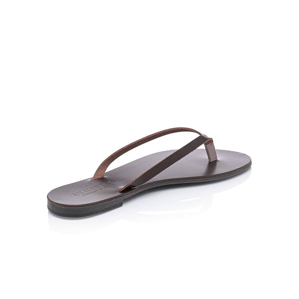 Ancientoo – wholesale Sandaler - Dam – Achelois handgjorda läder Flip Flop Sandal för kvinnor27