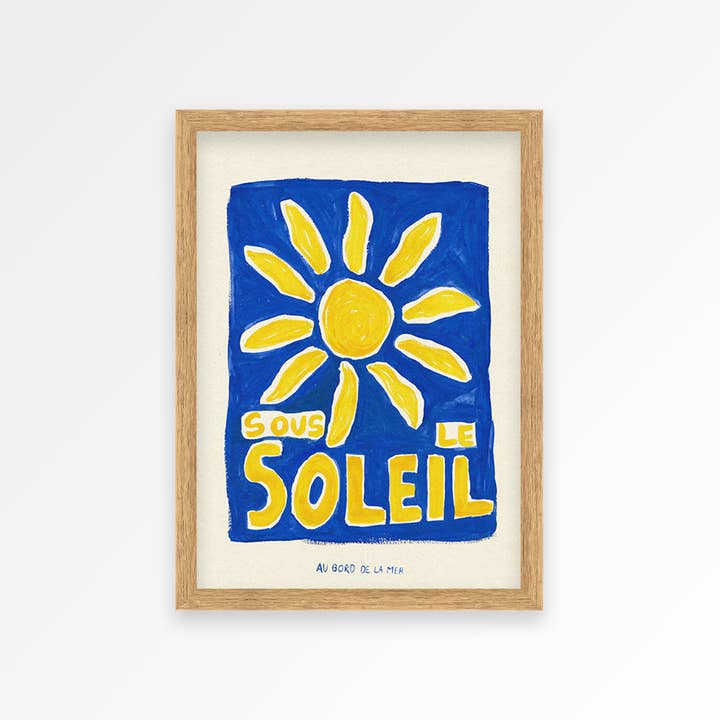 Proper Good – wholesale Art print – Sous Le Soleil Hand Painted Print3