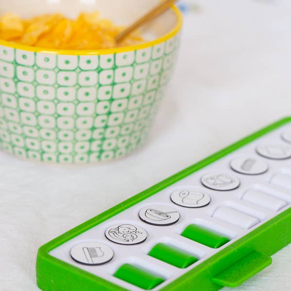 Checkpad grün - Tagesplaner für den Großhandel von Gezinnig