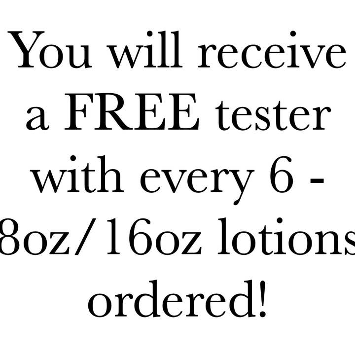 Simplified Soap - Wholesale Hand Cream/Lotion - Testers for 8oz/16oz Hand Cream/Lotion