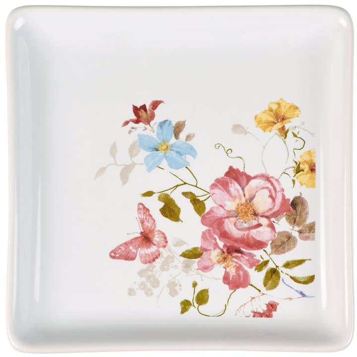 Primitives by Kathy - Wholesale Decorative Tray - Florals Vanity Tray